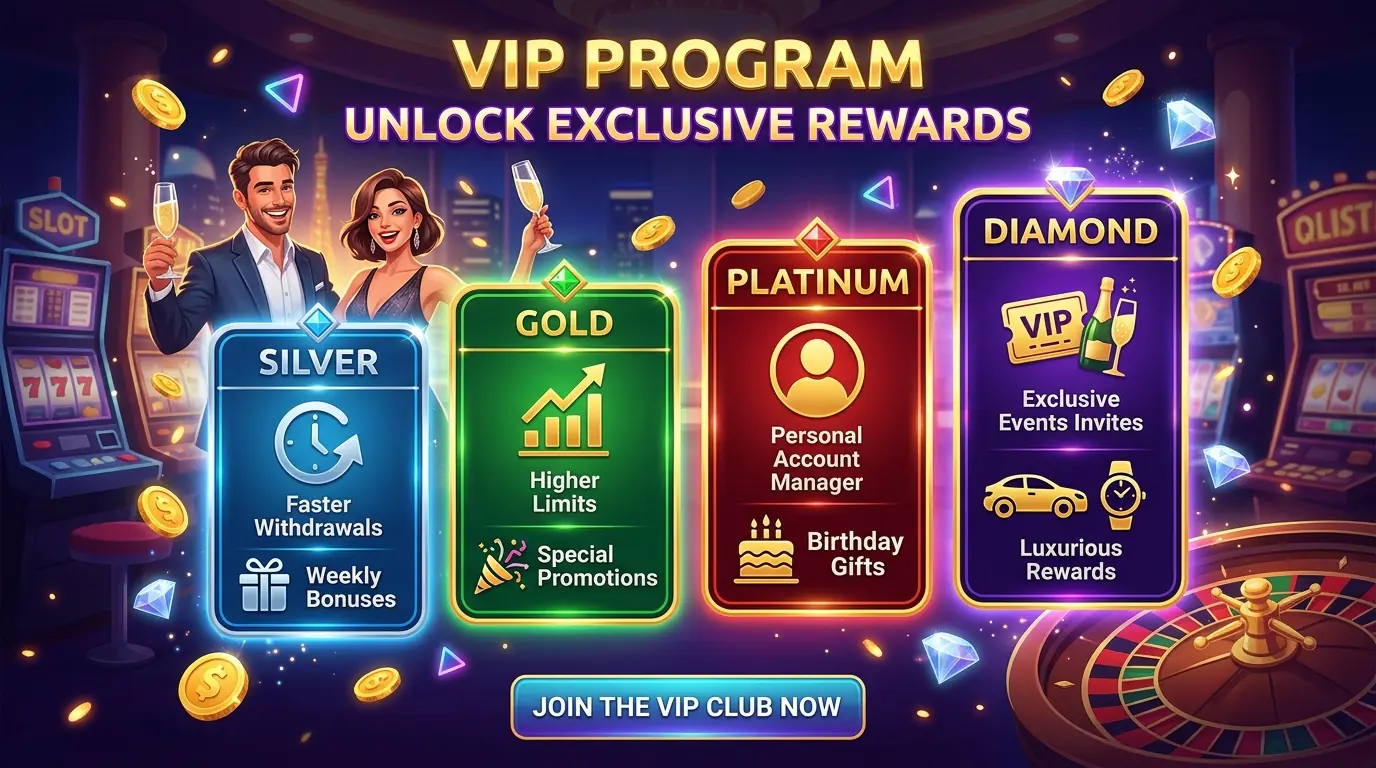 Malina casino VIP program